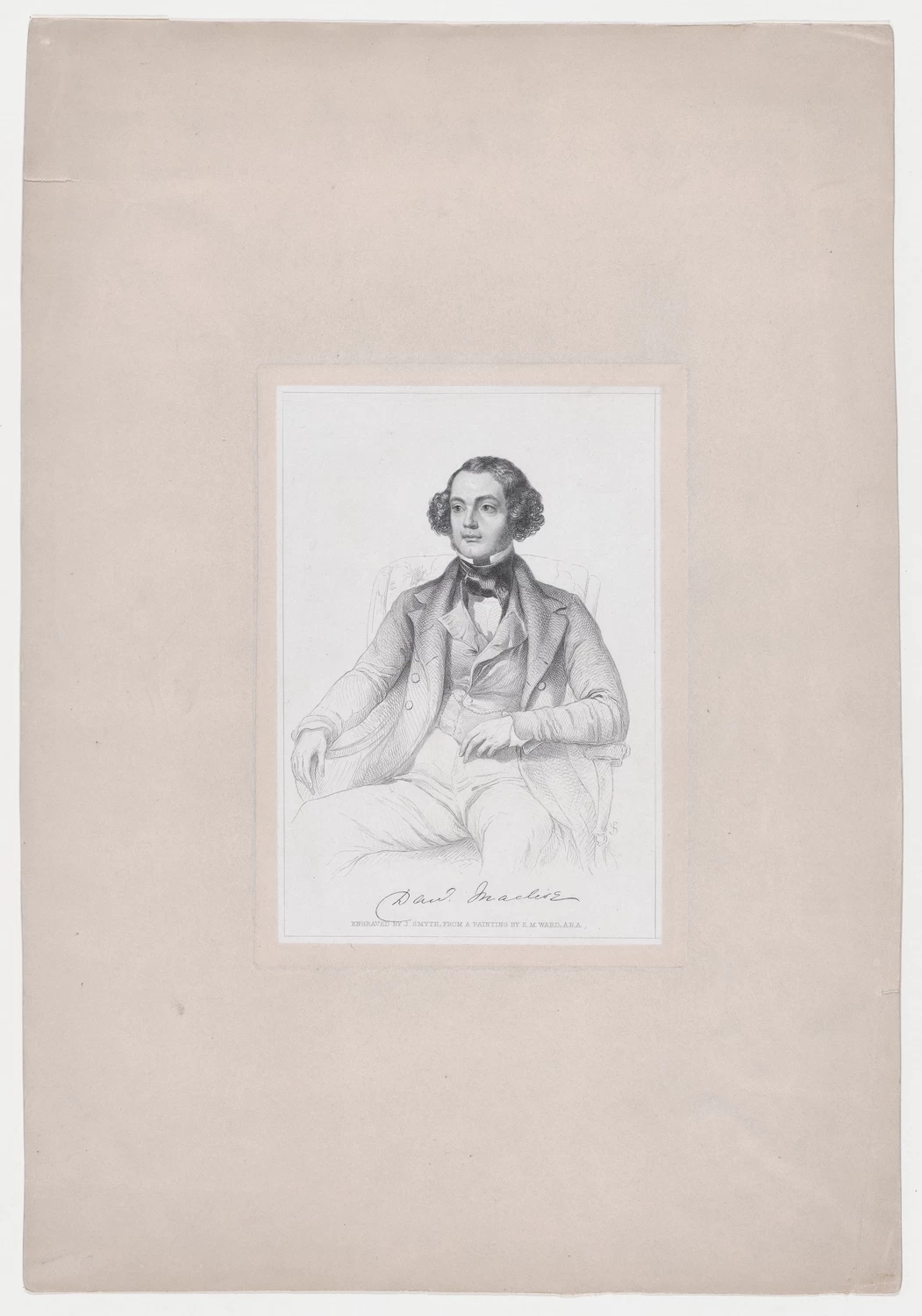 Ritratto di Daniel Maclise - Metropolitan Museum of Art, New York